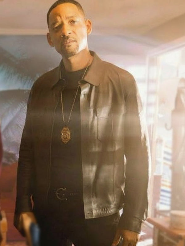 Bad Boys Ride 4 Will Smith Black Leather Jacket