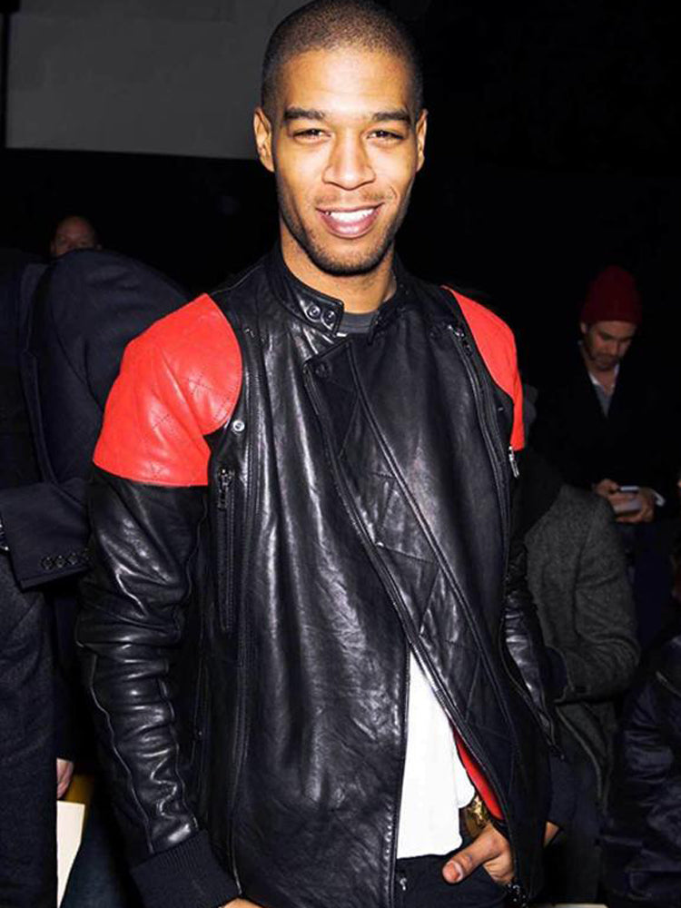 Kid Cudi Fire Leather Jacket