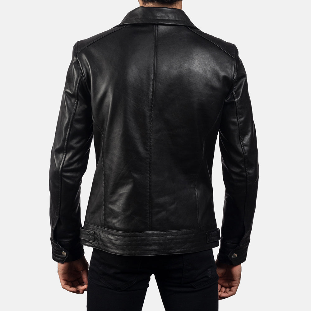 Men's Legacy Black Biker Leather Jacket