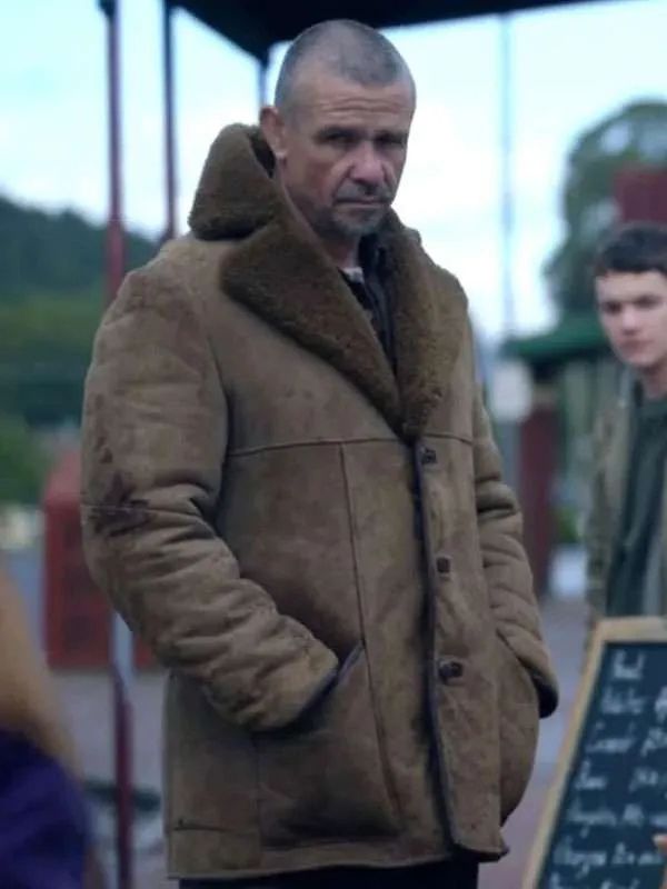 Bay Of Fires S01 Thaddeus Brown Suede Leather Jacket
