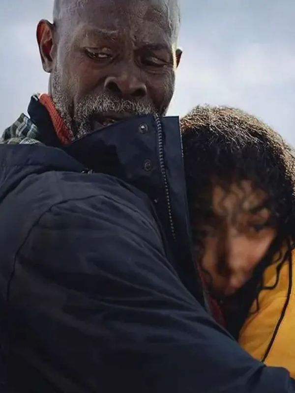 Djimon Hounsou Thrash Blue Hooded Jacket