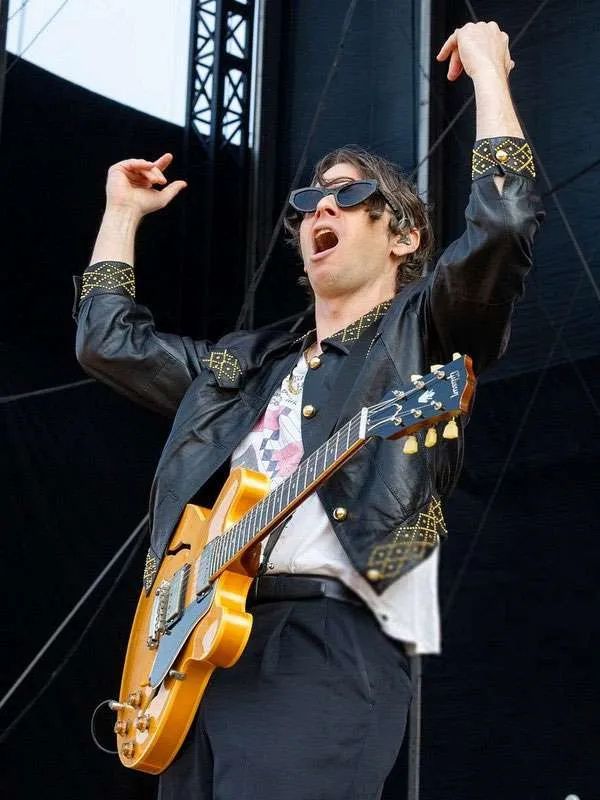 Mark Foster Chicago Music Festival Black Leather Jacket