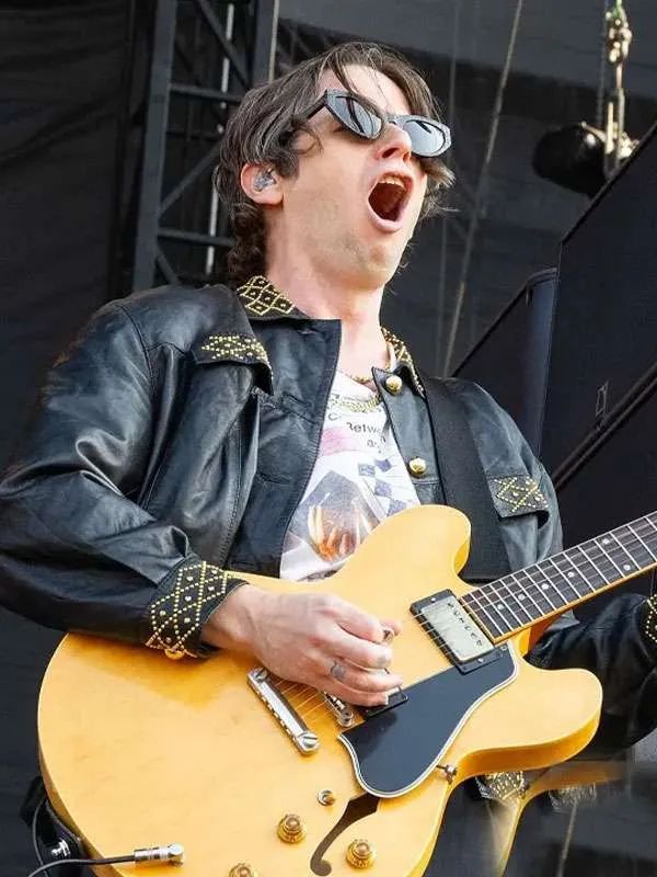 Mark Foster Chicago Music Festival Black Leather Jacket