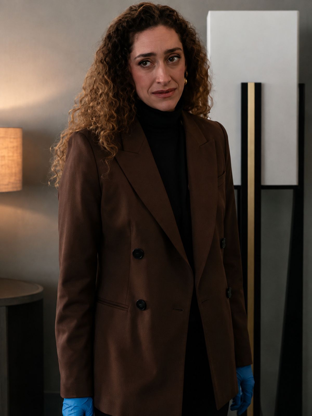 Micaela Diamond Elsbeth Brown Blazer