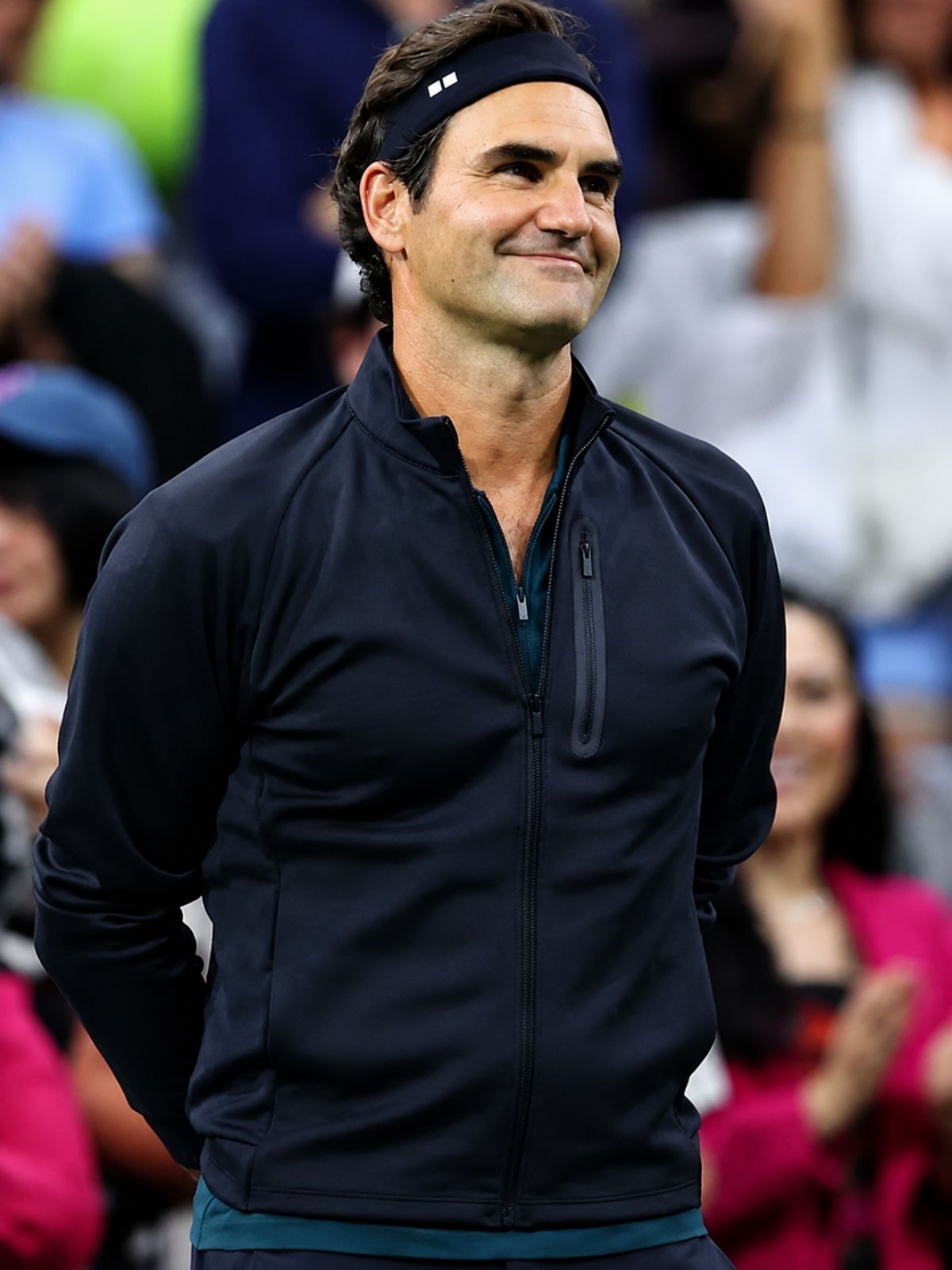 New York City Roger Federer Blue Track Jacket