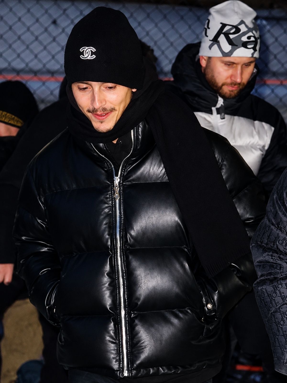 NYC Timothée Chalamet Black Puffer Jacket