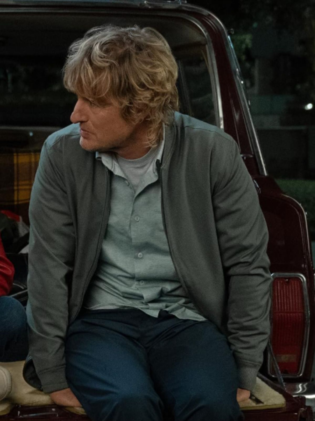 Owen Wilson Stick Gray Bomber Jacket