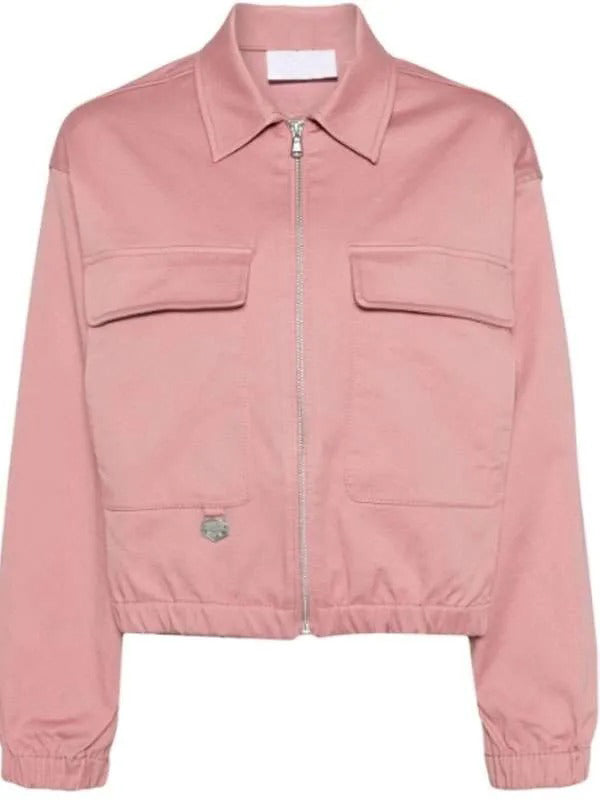 Poppy Liu No Good Deed 2025 Pink Jacket