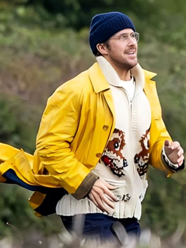 Project Hail Mary Ryan Gosling Yellow Leather Coat