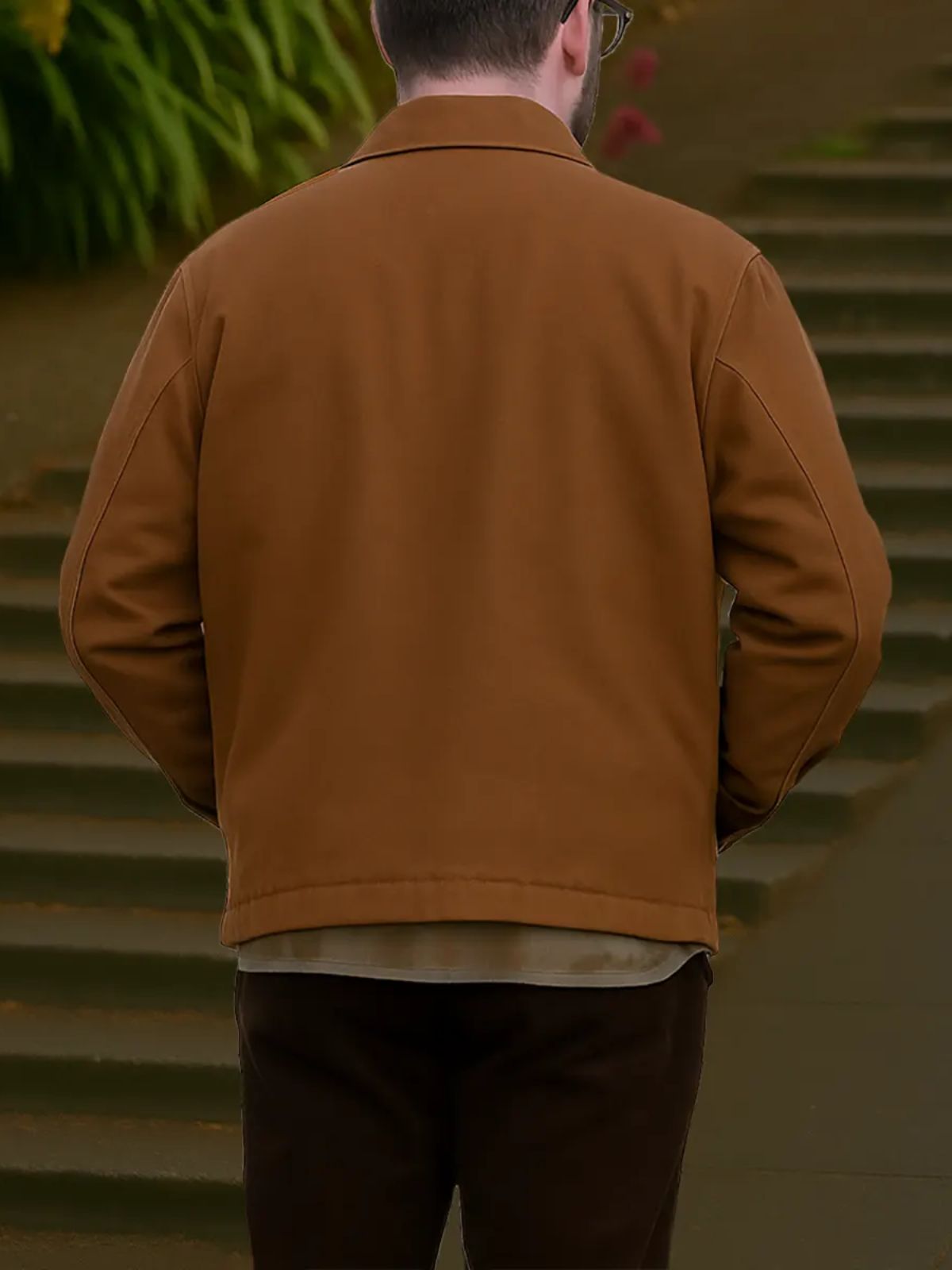 Seth Rogen The Invite Brown Cotton Jacket