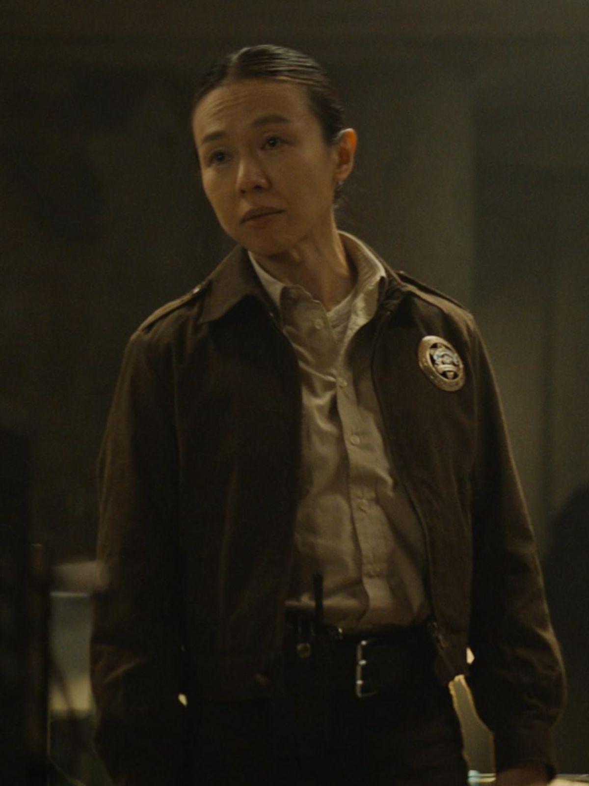 Silo Rebecca Ferguson Brown Cotton Jacket