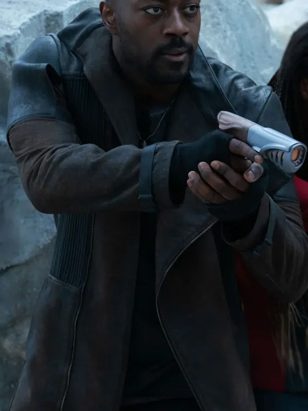 Star Trek SO5 Discovery Cleveland Booker Leather Coat