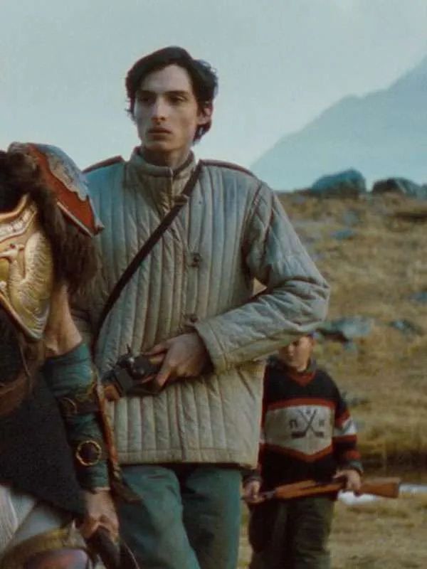 The Legend of Ochi Petro Gray Quilted Jacket