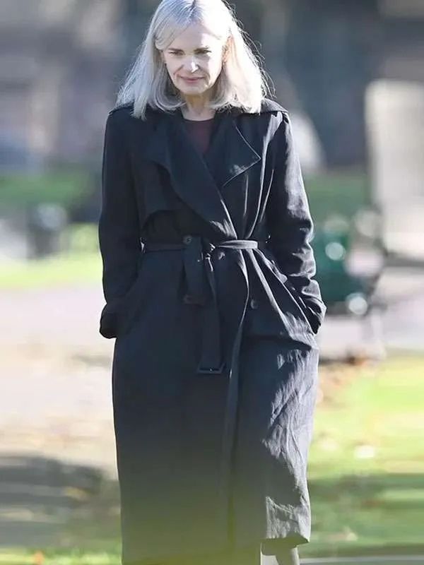The Secret Order S01 Elizabeth McGovern Black Coat