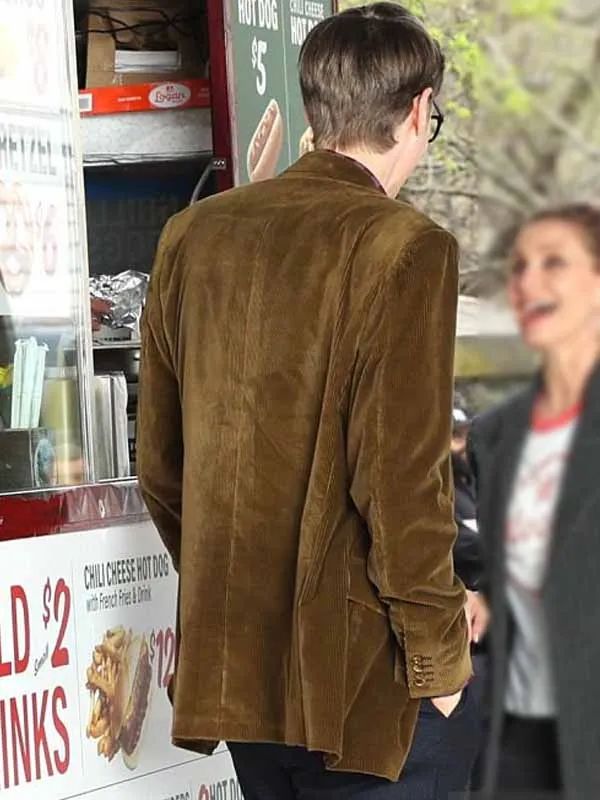 The Sham Stephen Merchant Brown Corduroy Blazer