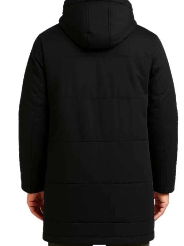 The Threesome Jonah Hauer-King Black Hooded Coat