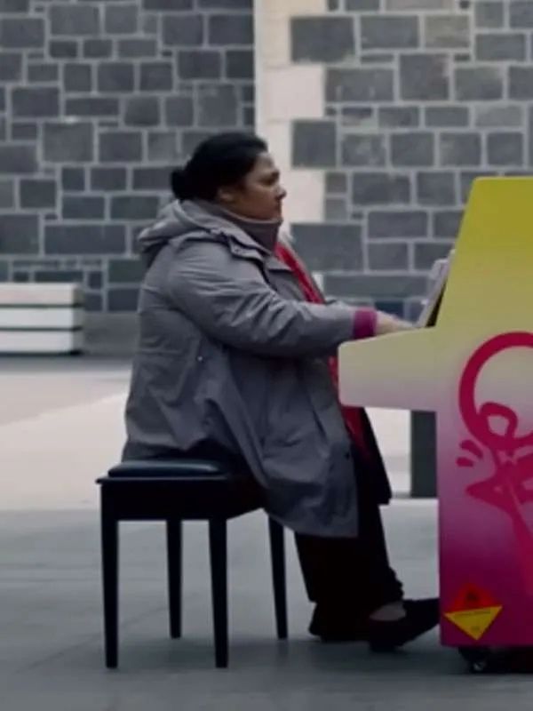 Tina Anapela Polataivao Gray Hooded Jacket