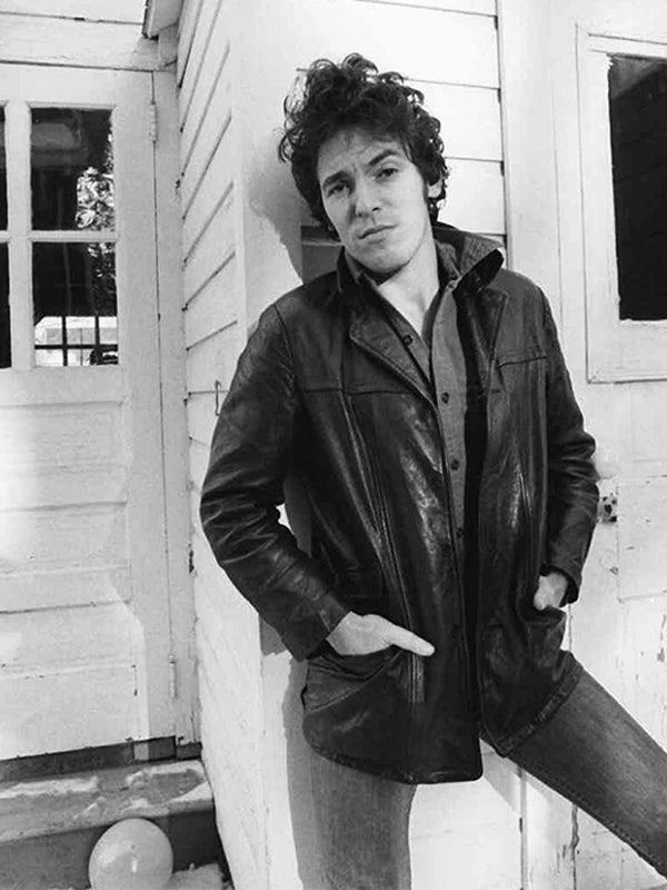 Springsteen Shearling Jacket Born to Run Autobiography Bruce Springsteen Long Leather Jacket ...