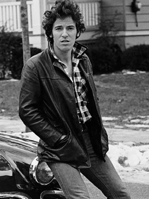 Springsteen Shearling Jacket Born to Run Autobiography Bruce Springsteen Long Leather Jacket ...