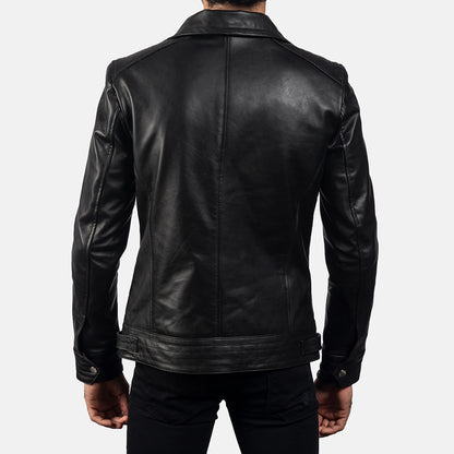 Men's Legacy Black Biker Leather Jacket