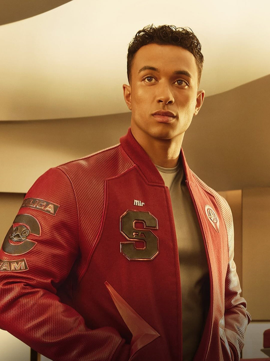 Star Trek Starfleet Academy Darem Reymi Red Bomber Jacket