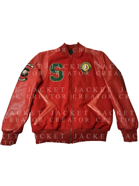 Star Trek Starfleet Academy Darem Reymi Red Bomber Jacket