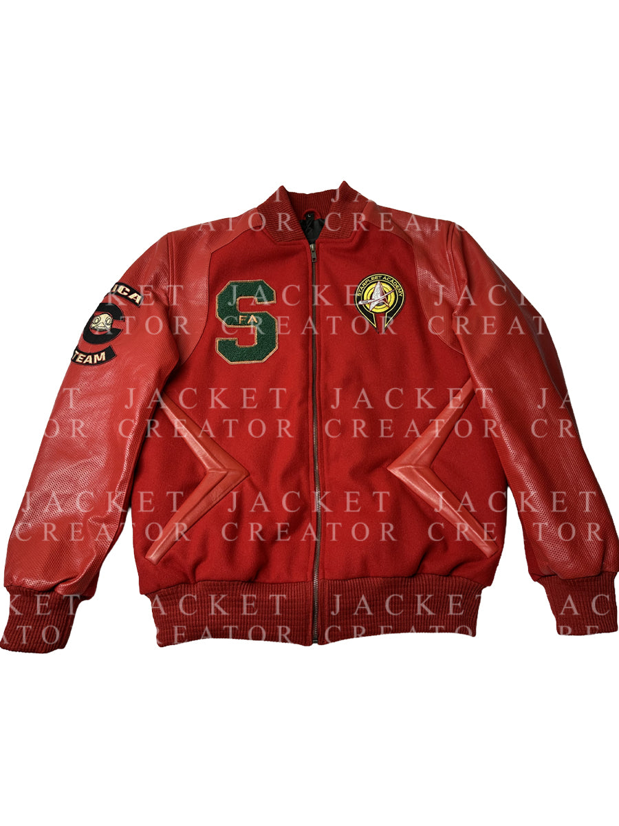 Star Trek Starfleet Academy Darem Reymi Red Bomber Jacket
