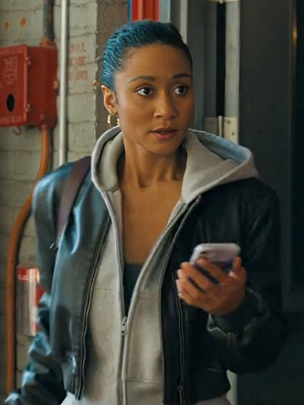 Sullivan’s Crossing S2 Sydney Shandon Leather Bomber Jacket