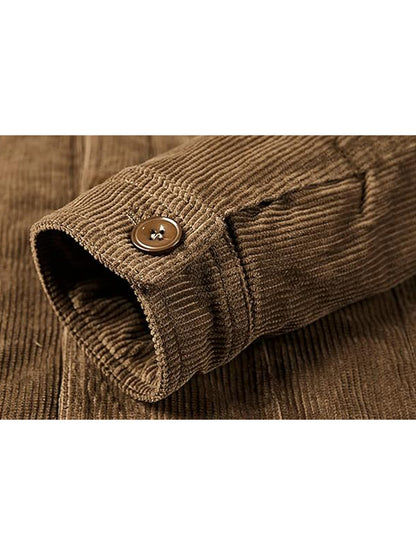 Vintage Sherpa Lined Corduroy Trucker Jacket