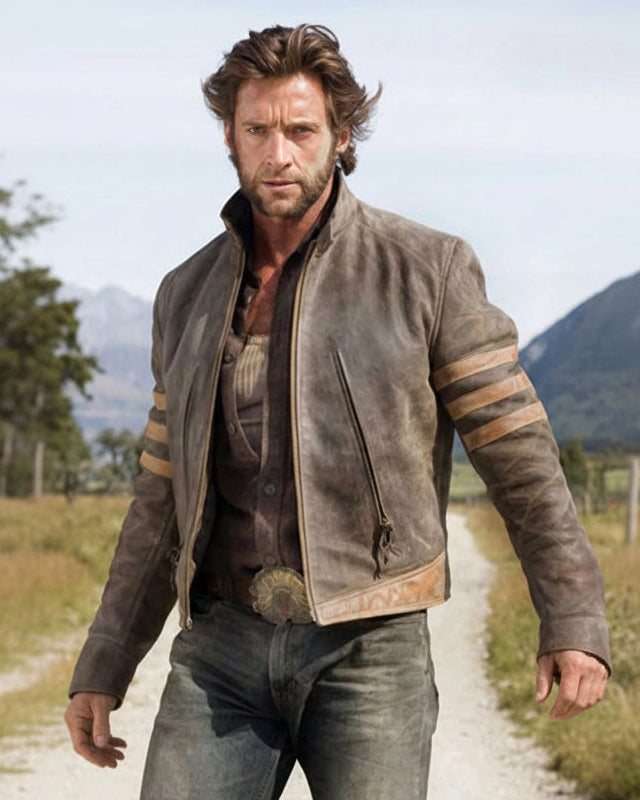 X Men Origins Wolverine Leather Jacket