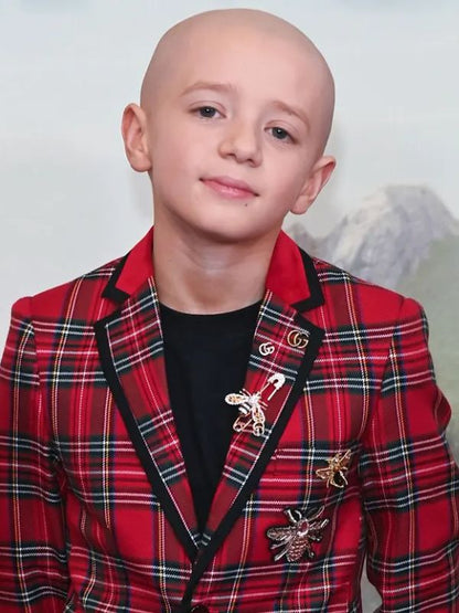 A Knight of the Seven Kingdoms Dexter Sol Ansell Red Plaid Blazer
