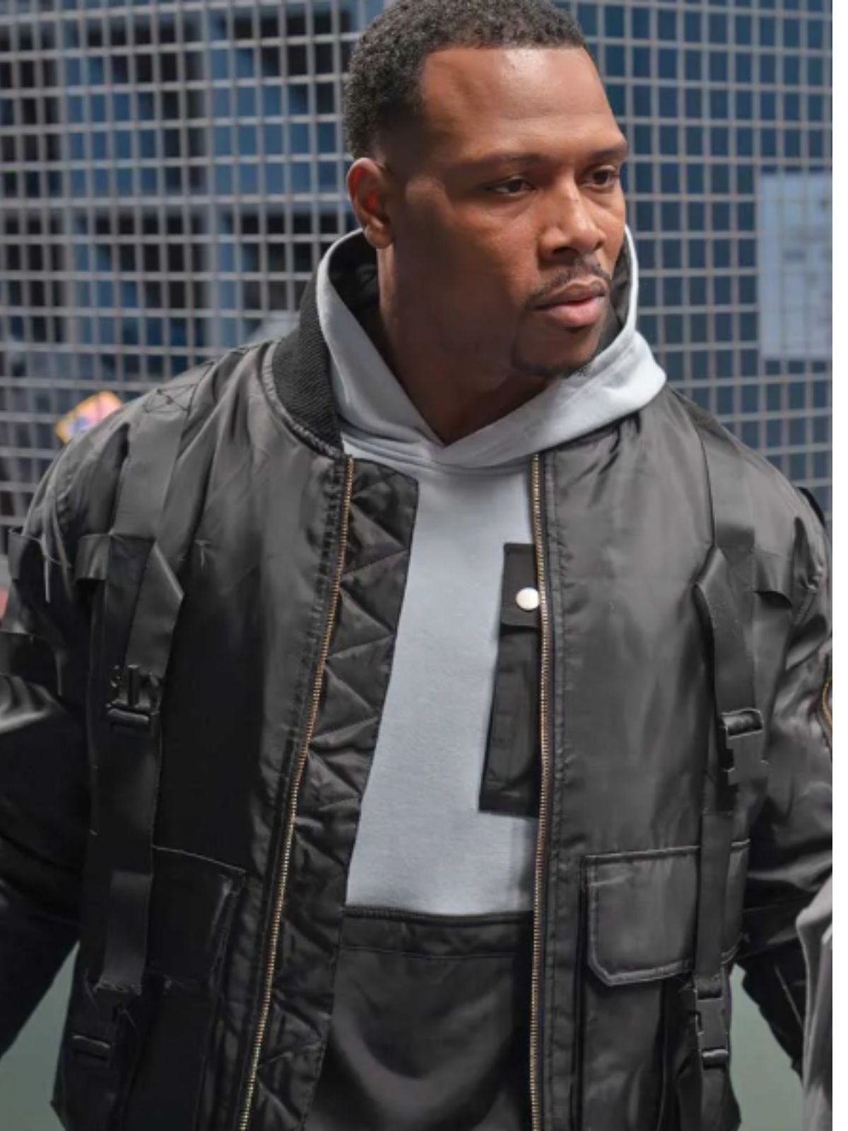 All the Queen’s Men Michael Bolwaire Black Bomber Jacket