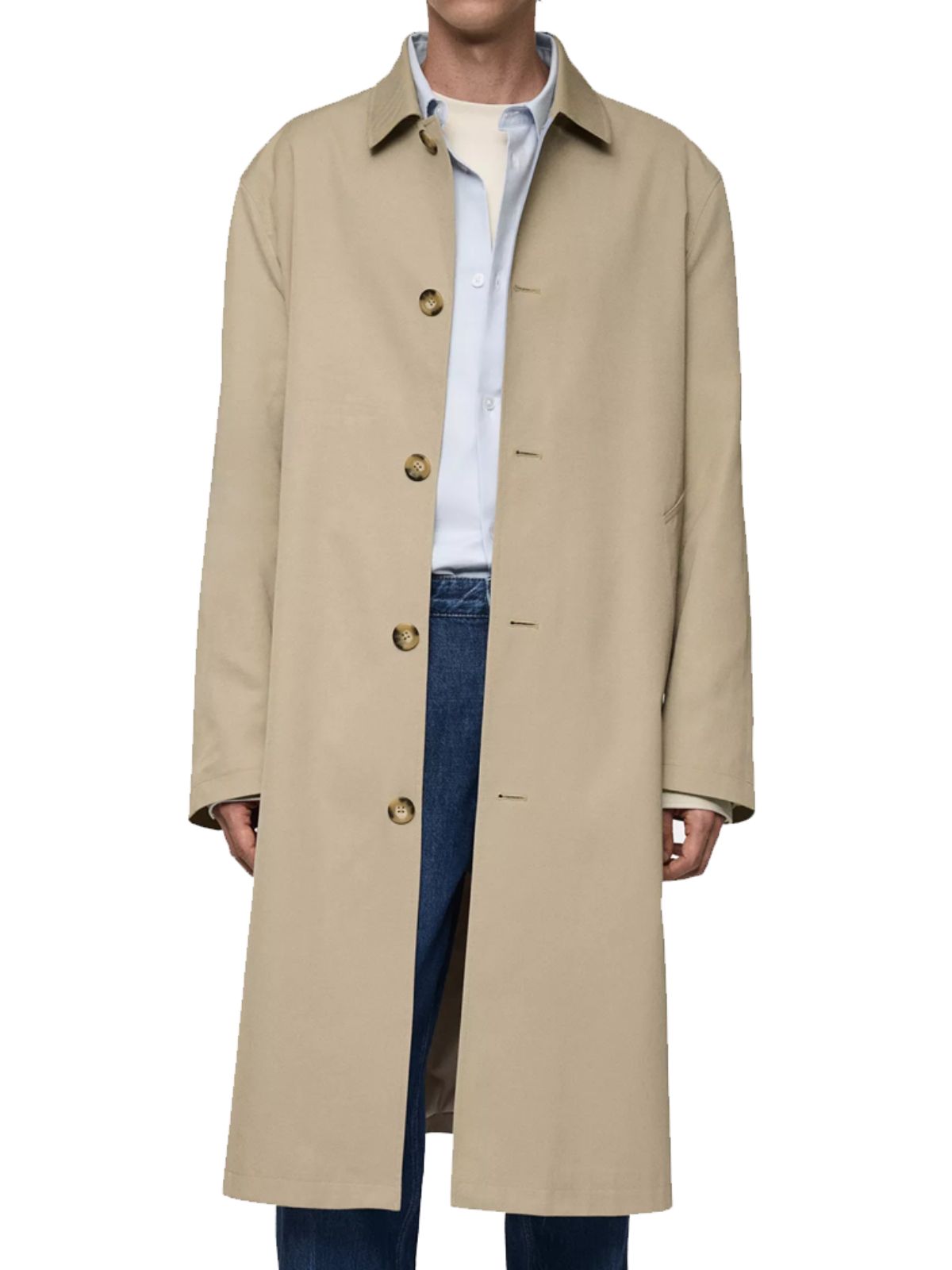 American Rapper A$AP Rocky Birthday Celebration Beige Long Coat