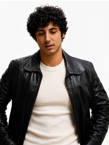 Anthony Ippolito, I Play Rocky Black Leather Jacket