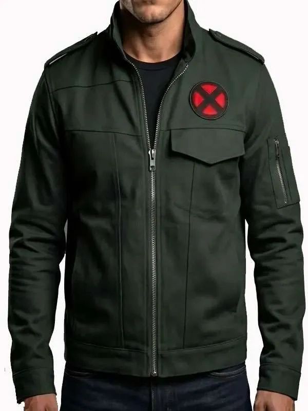 Avengers: Doomsday Patrick Stewart Black Leather Jacket