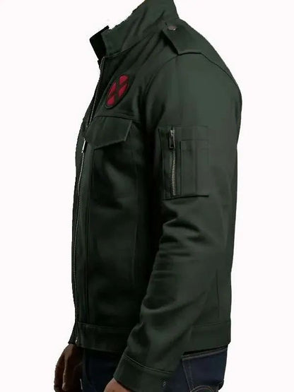 Avengers: Doomsday Patrick Stewart Black Leather Jacket