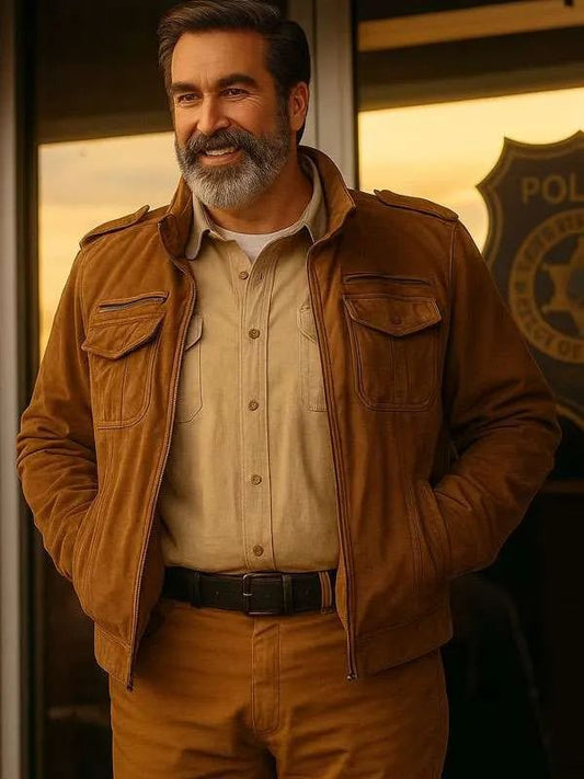 Bad Man Chief Sandy Brown Cotton Jacket