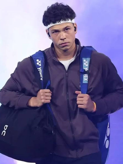 Ben Shelton US Open Championships Brown Track Jacket