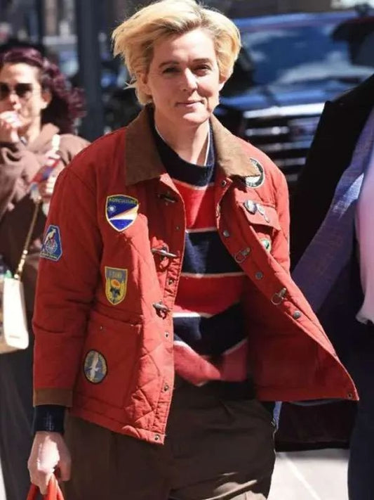 Brandi Carlile The Human Tour: Part 2 Red Quilted Jacket
