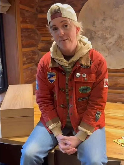 Brandi Carlile The Human Tour: Part 2 Red Quilted Jacket