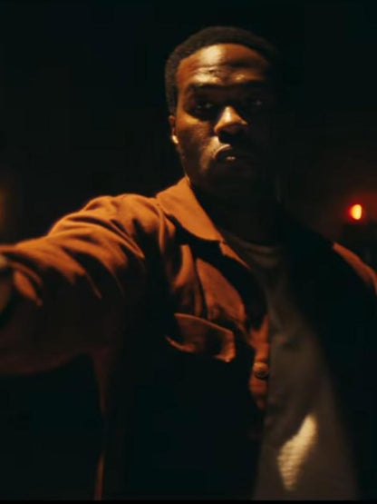 By Any Means Yahya Abdul-Mateen II Brown Cotton Jacket