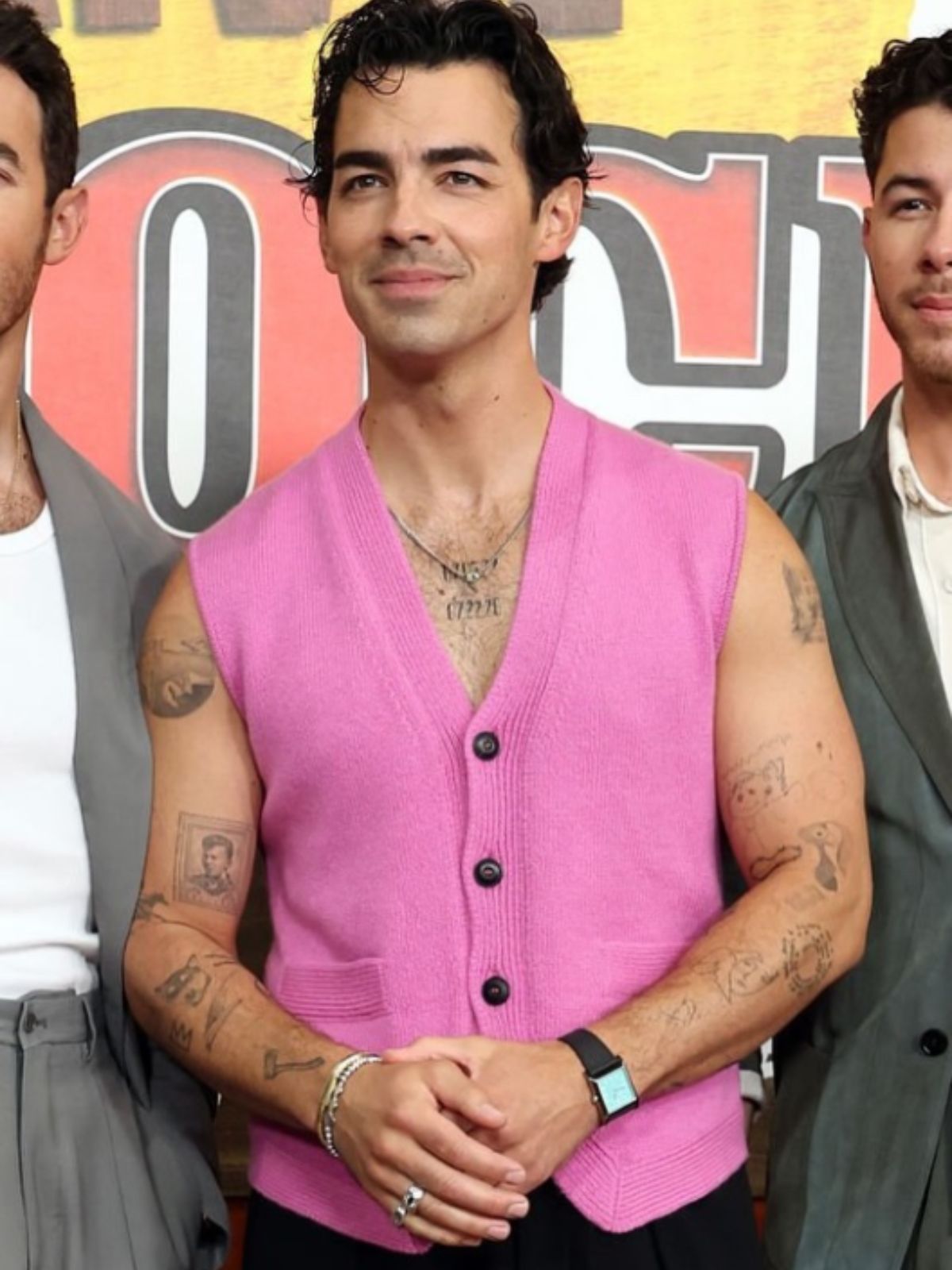 Camp Rock 3 Joe Jonas Pink Vest Jacket