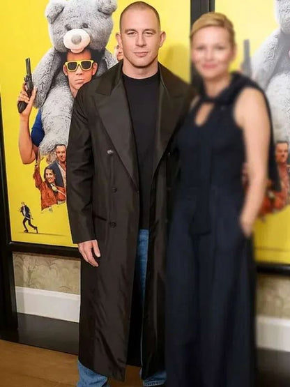 Channing Tatum Roofman Black Long Coat