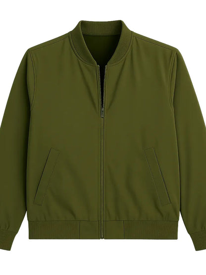 Charlie Harper Mac Eldridge Green Bomber Jacket