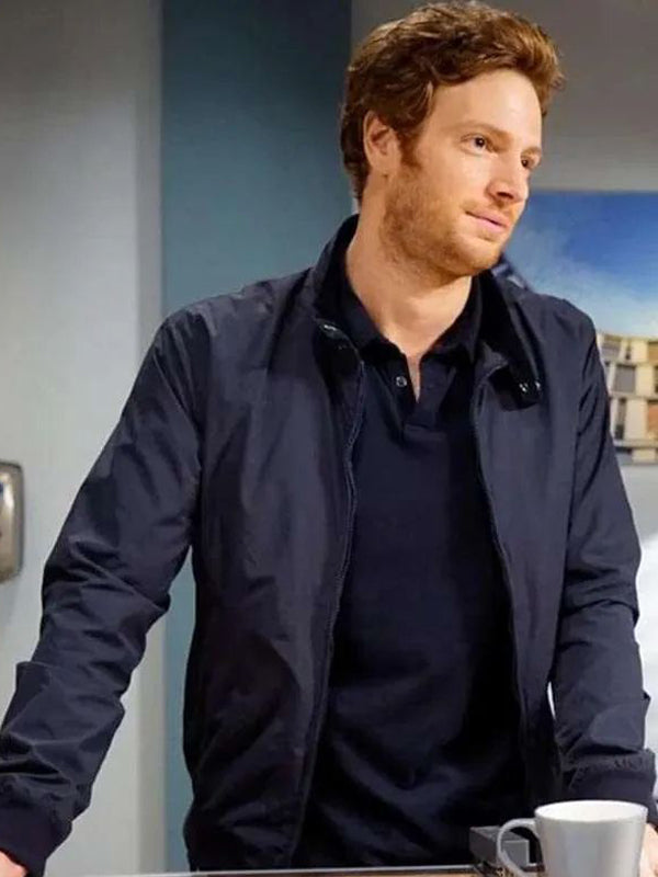 Chicago Med 2025 Nick Gehlfuss Blue Cotton Jacket