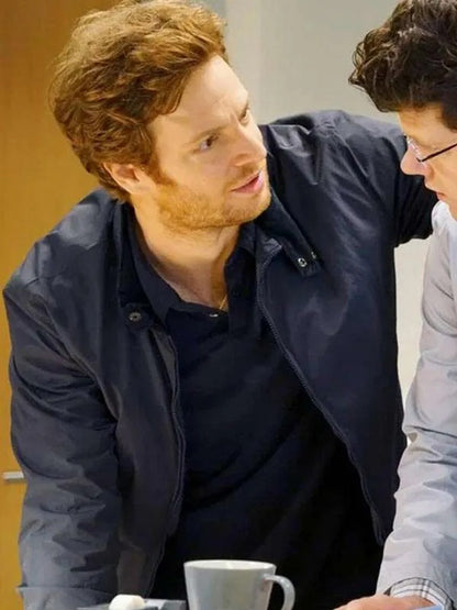 Chicago Med 2025 Nick Gehlfuss Blue Cotton Jacket