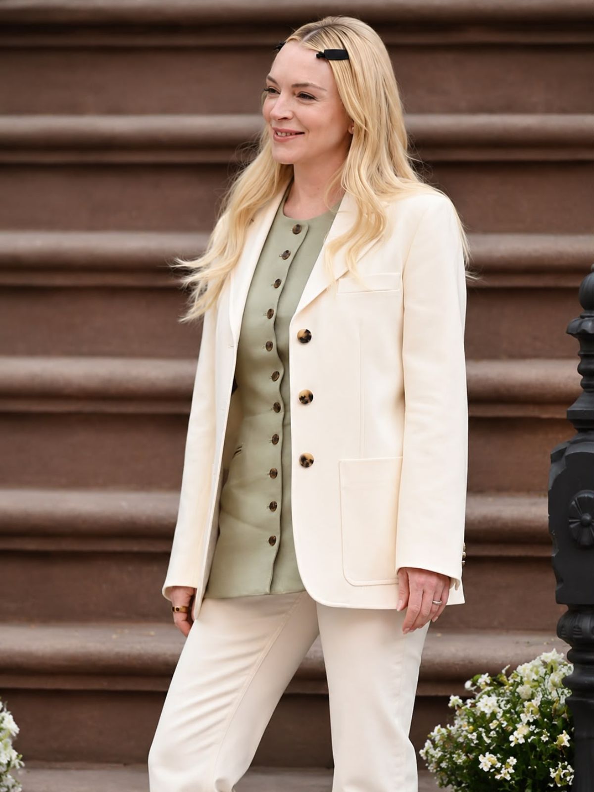 Count Me Lies Lindsay Lohan Off-White Blazer