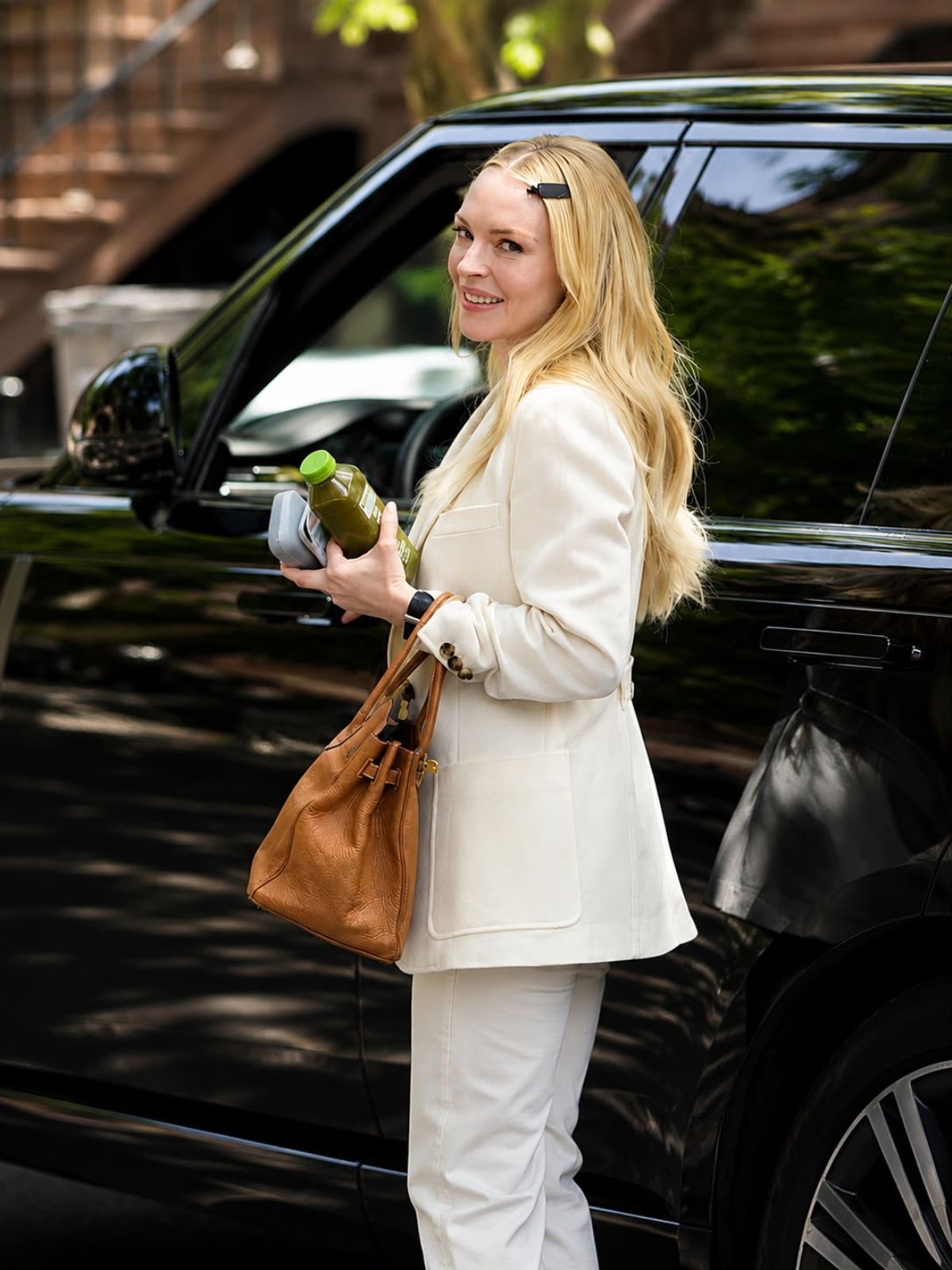 Count Me Lies Lindsay Lohan Off-White Blazer