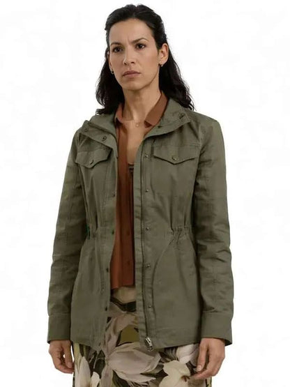 Danay Garcia M.I.A. Green Cotton Jacket