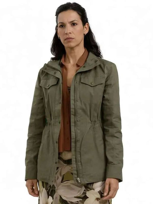 Danay Garcia M.I.A. Green Cotton Jacket